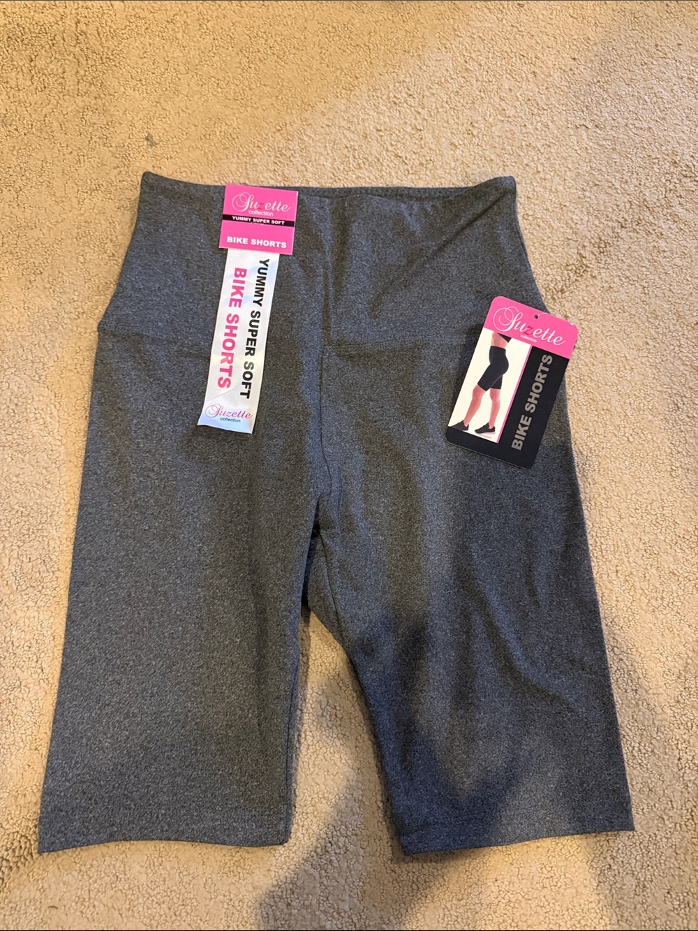 Suzette Collection Gray Bike Shorts